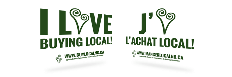 Buy Local NB Bumper Stickers