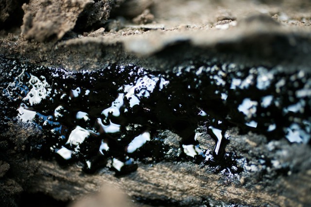 Raw bitumen must be mixed with a cocktail of chemicals in order to even flow through a pipeline