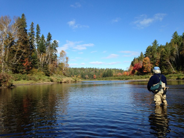 Cains River, Salmon Brook Pool, N.B., along the pipeline's route.