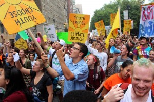 Mt. A students participated in The People’s Climate March in New York City in September 2014.