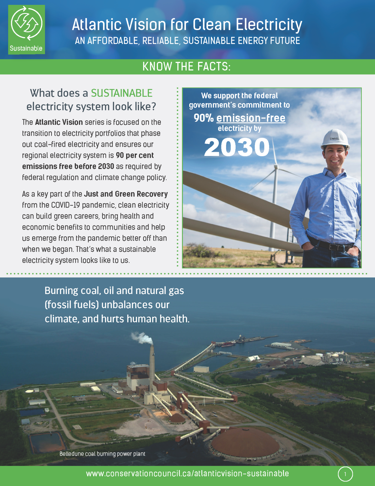 Building a sustainable electricity system is possible, today - CCNB