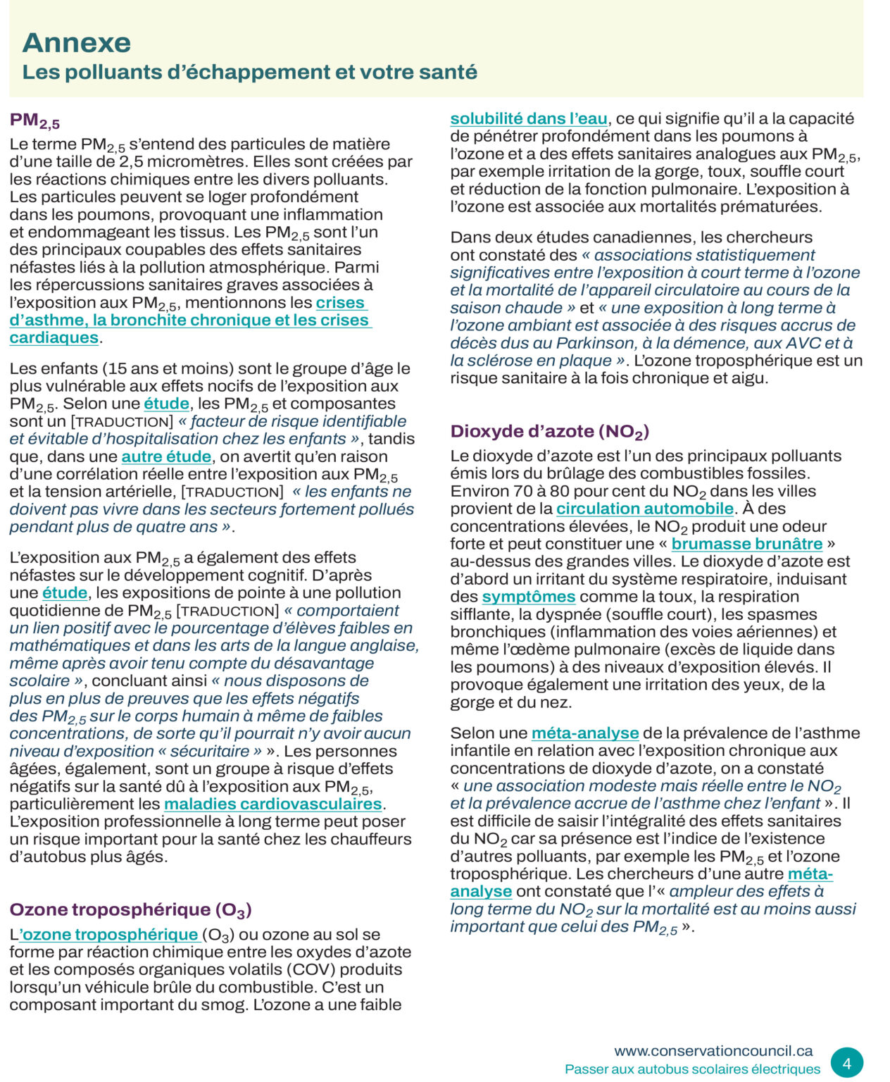 Electric School bus Fact Sheet FRE-4