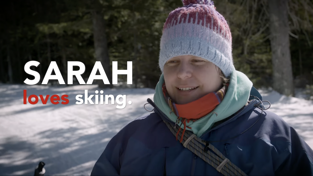 Sarah Loves Skiiing